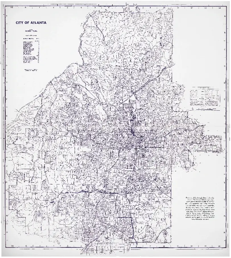 1982 Atlanta Department of Budget and Planning