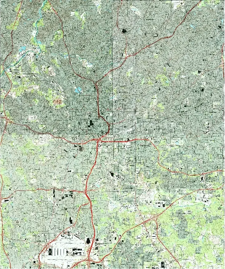 1993 USGS Topographic Map of Atlanta